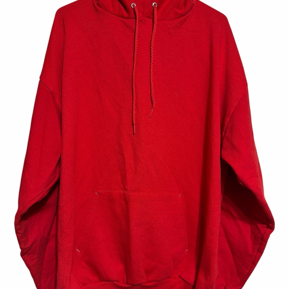 Essential Men's Red Pullover Hoodie